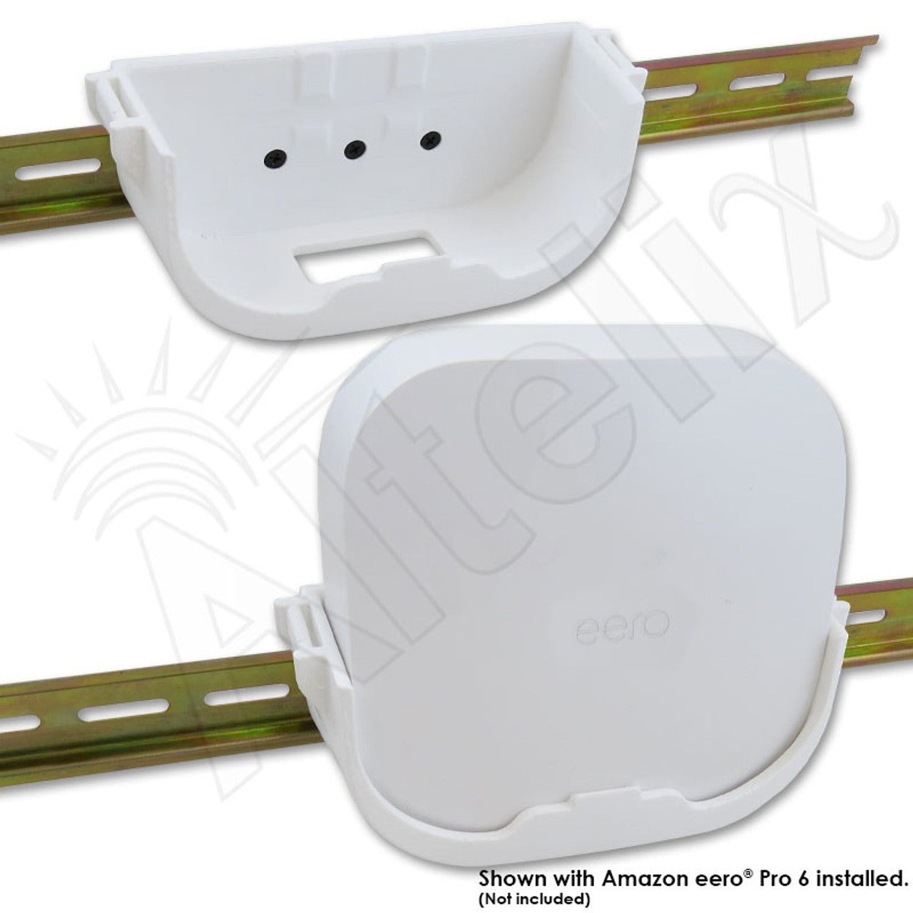 Altelix DIN Rail Mount for Amazon eero¬Æ Pro 6 - Compatible with eero¬Æ Pro 6 and Pro 6E WiFi Router