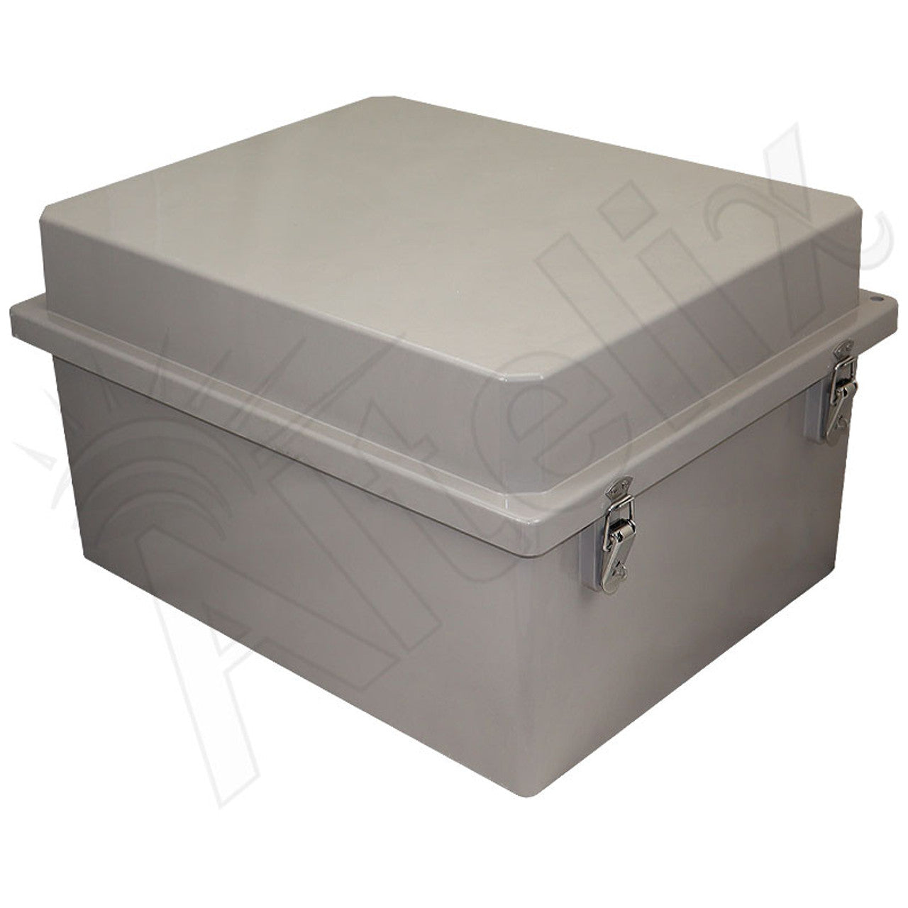 Altelix Fiberglass Weatherproof NEMA 4X Enclosure with Blank Aluminum Equipment Mounting Plate
