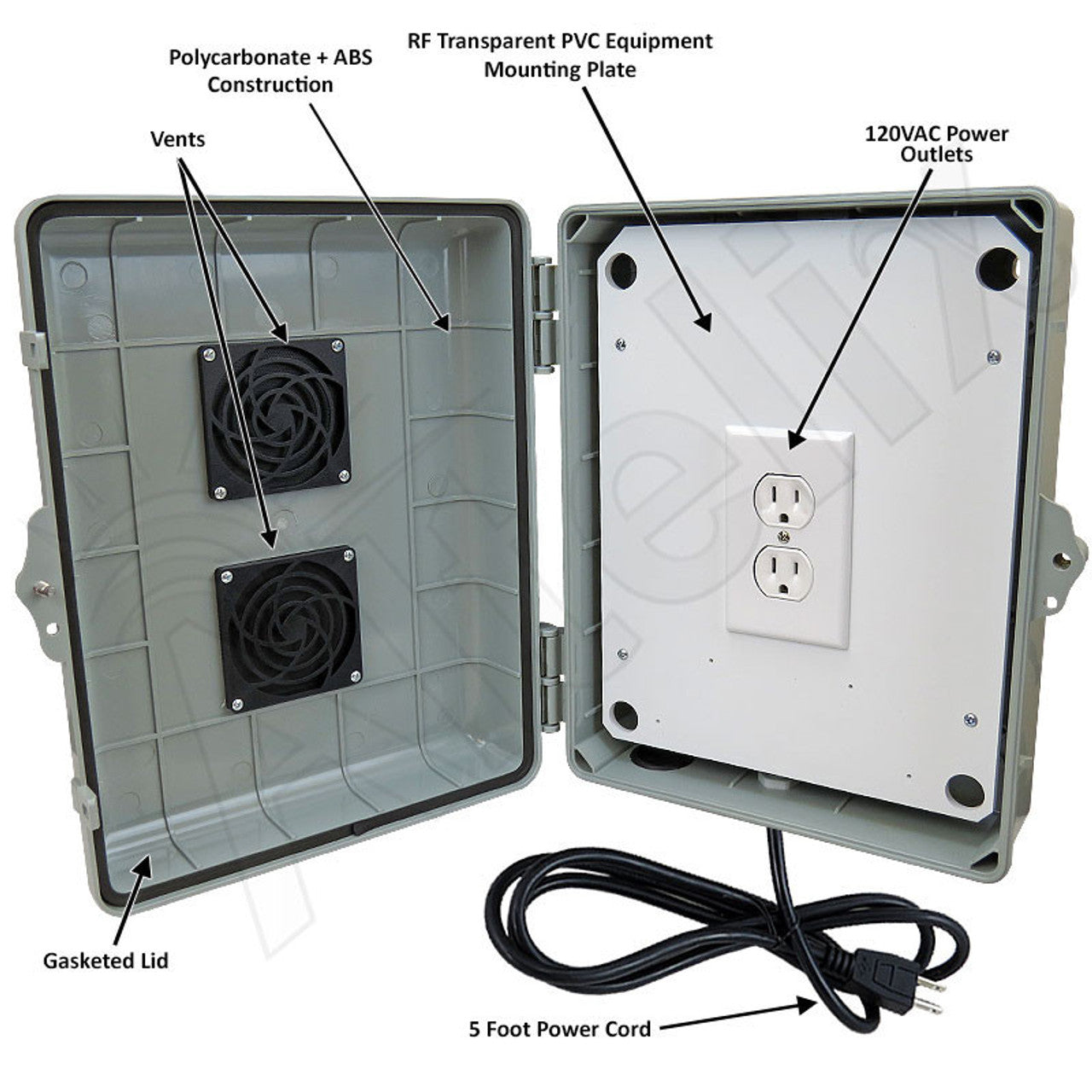 Altelix Weatherproof Vented WiFi Enclosure for TP-Link¬Æ RE220 AC750 WiFi Extender - 0