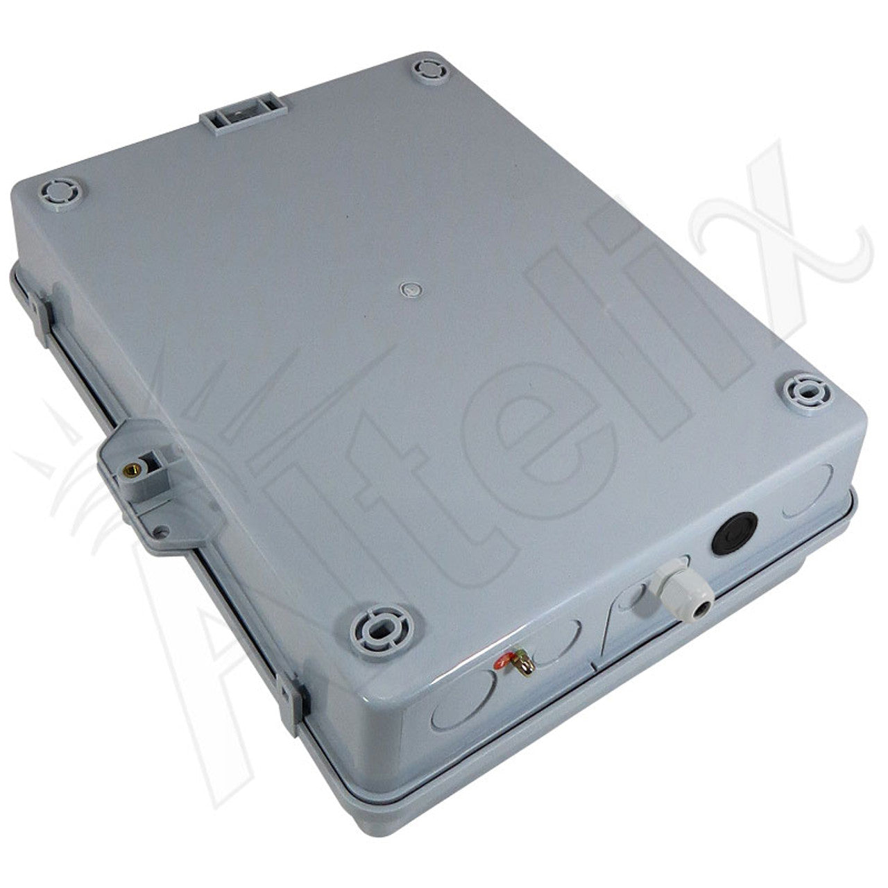 Altelix 17x14x6 Vented Polycarbonate + ABS Weatherproof NEMA Enclosure with 100-240 VAC Universal Power Outlet & Cooling Fan