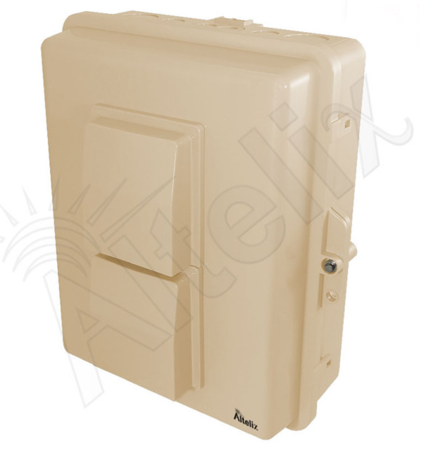 Buy light-ivory Altelix Weatherproof Vented Enclosure for Arris® SURFboard® S33 DOCSIS® 3.1 Cable Modem with 120VAC Outlets and Power Cord