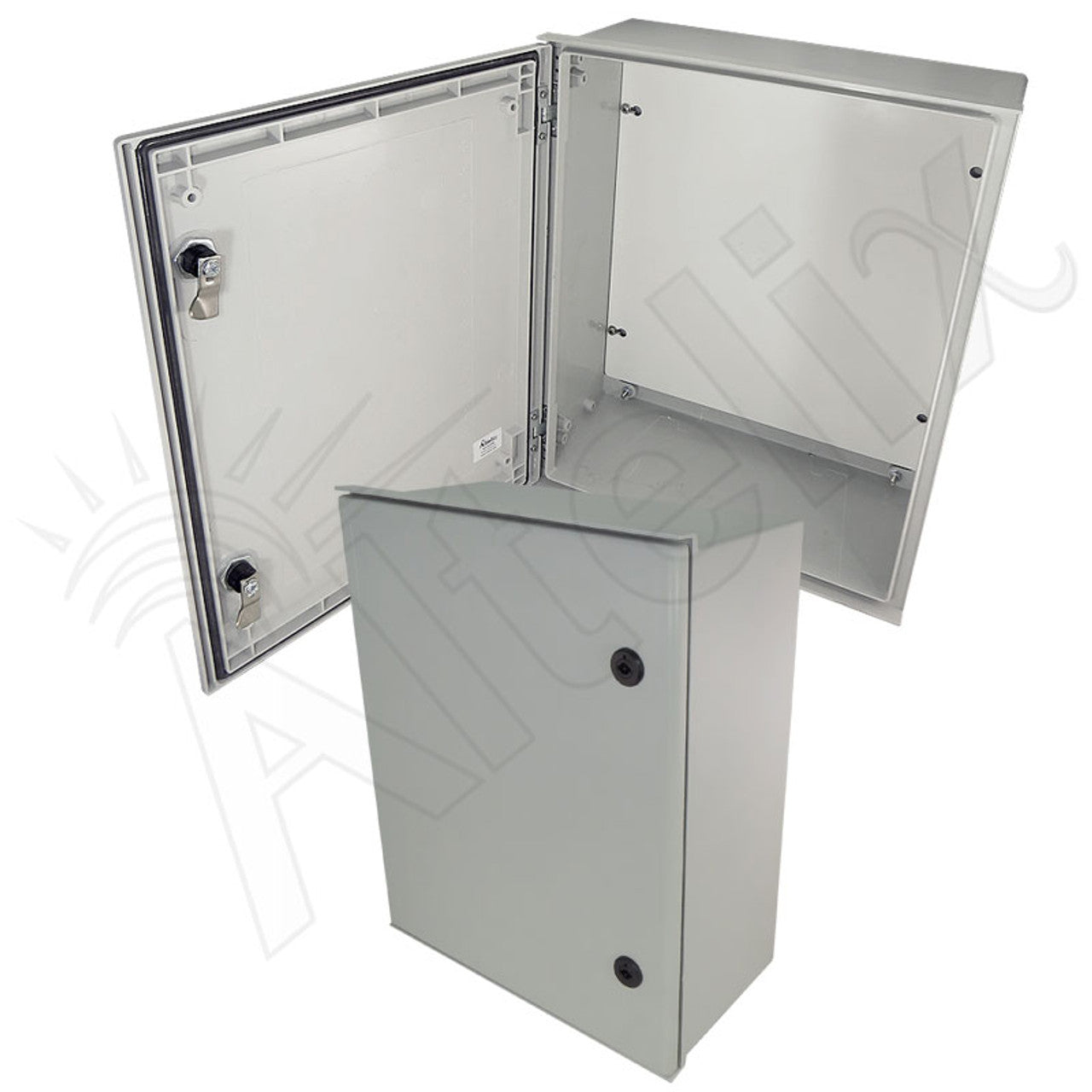 Altelix NEMA 4X Fiberglass Indoor / Outdoor RF Transparent WiFi Access Point Enclosure with Polyester Equipment Mounting Plate
