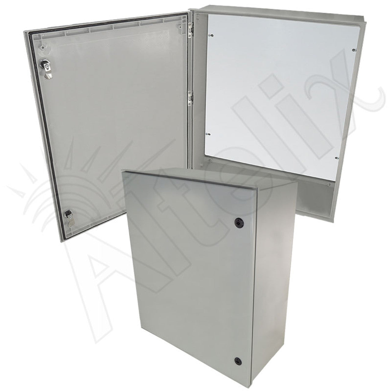 Altelix NEMA 3X Fiberglass Indoor / Outdoor RF Transparent WiFi Access Point Enclosure with Non-Metallic Equipment Mounting Plate