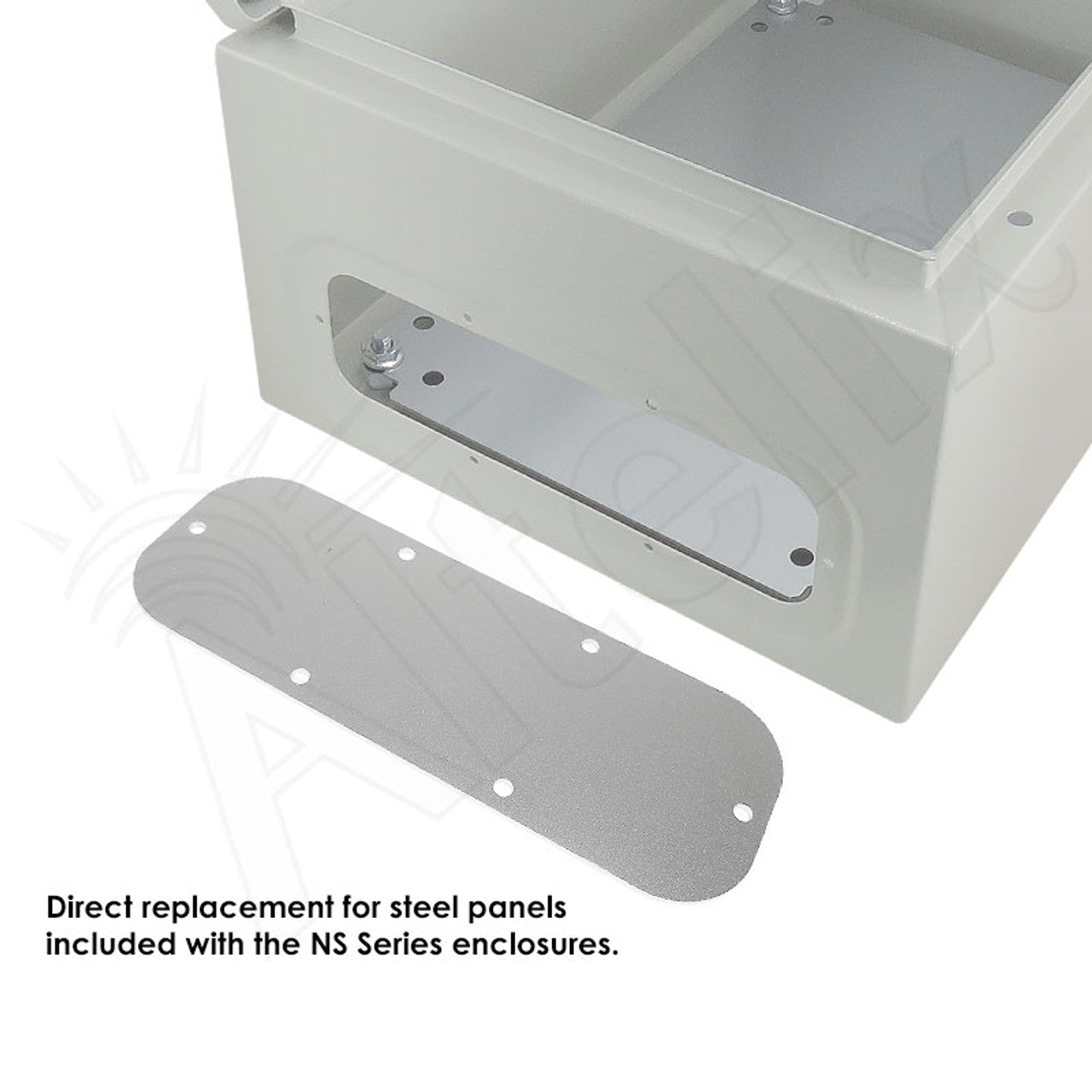 Blank Aluminum Access Panel for NS161212 & NX161212 Enclosures - 0