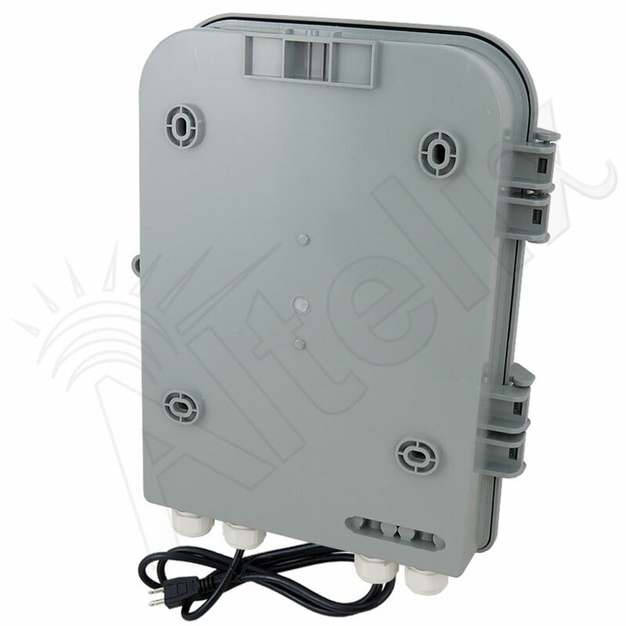 Altelix 13x10x4 PC+ABS Weatherproof Vented Utility Box NEMA Enclosure with Cooling Fan, 120 VAC Outlet & Power Cord