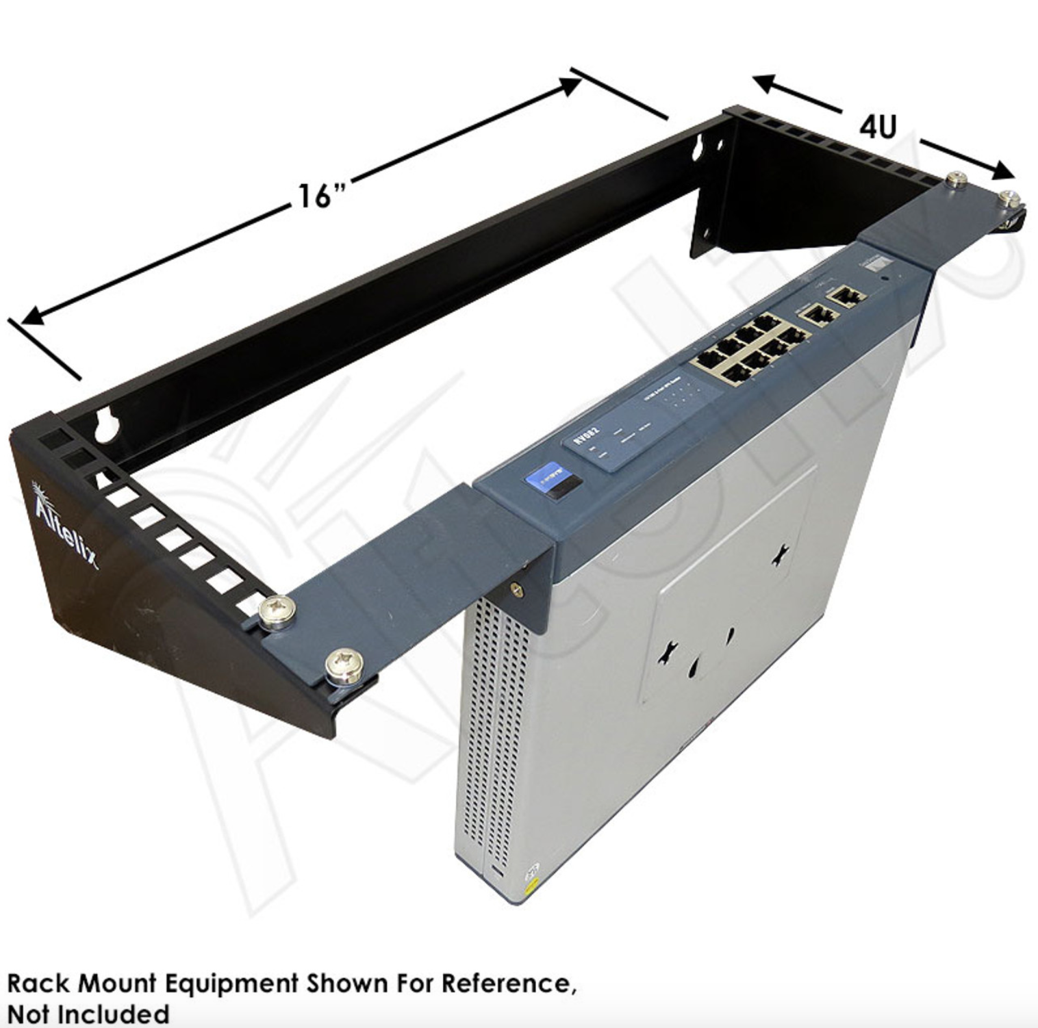 Altelix 19" 4U Vertical Mount Equipment Rack